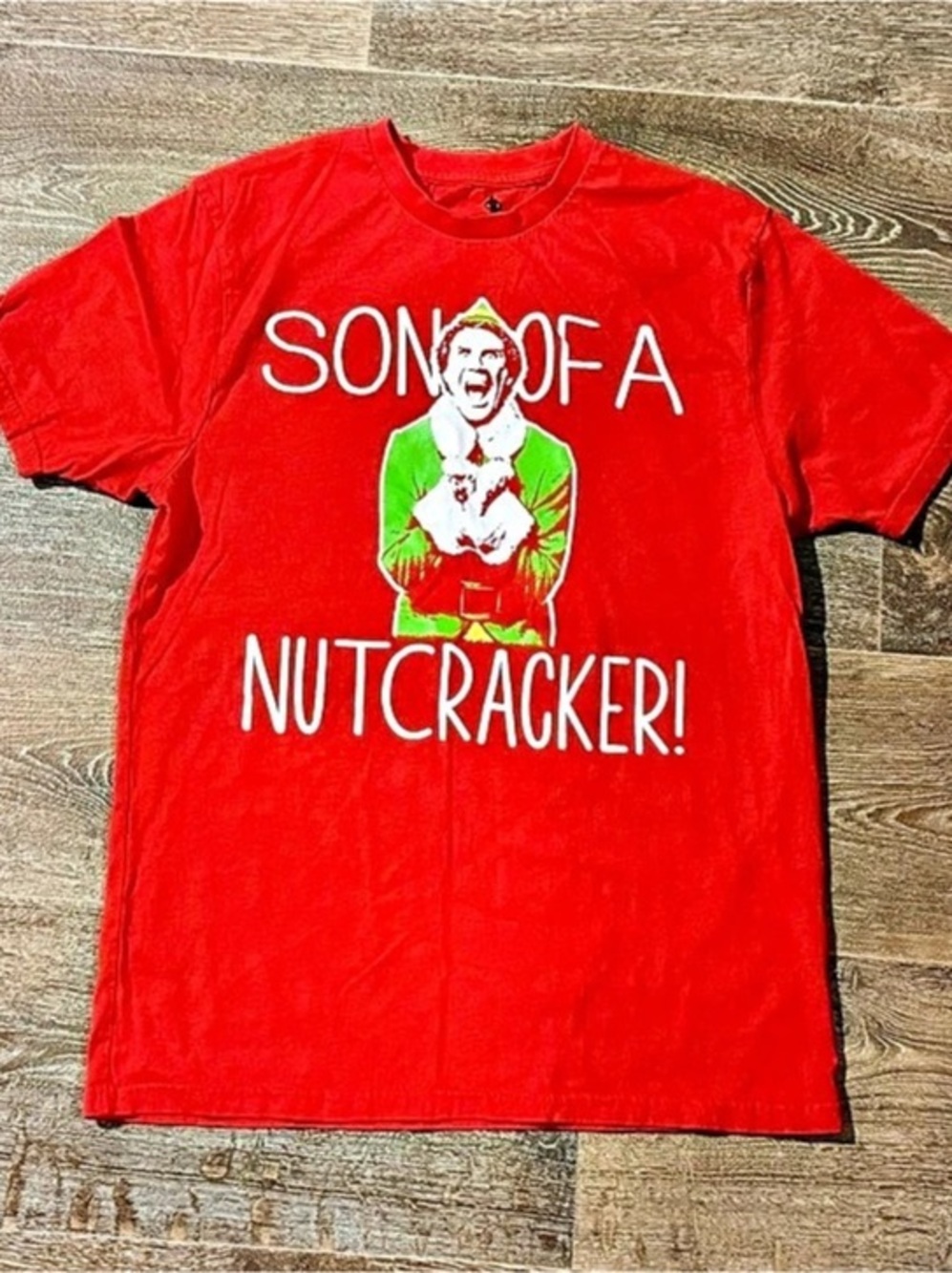 Men’s Ripple Junction Elf Christmas Shirt Size Medium